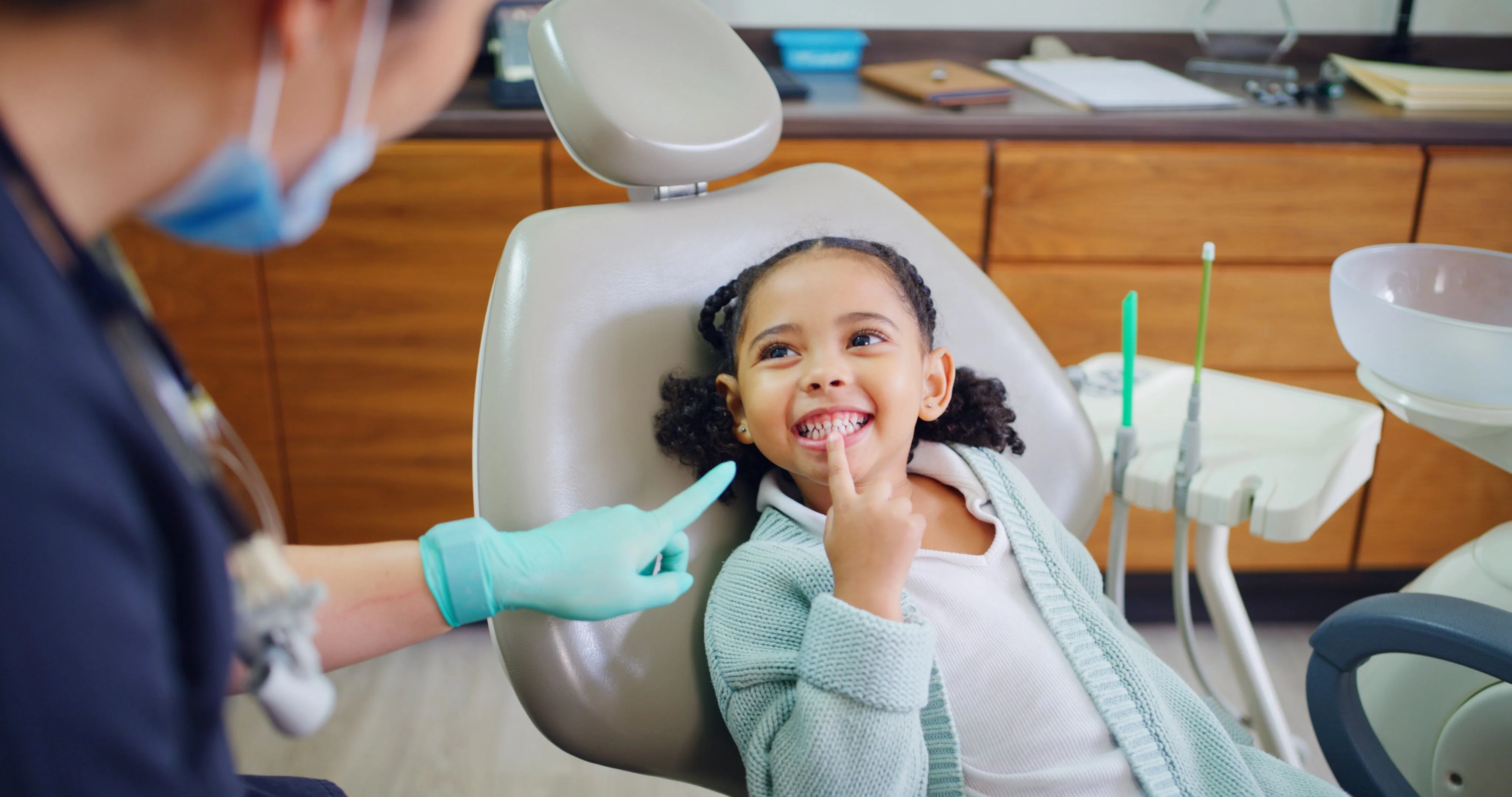 Child receiving gentle dental care at Buena Park Dental Center